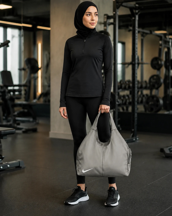 ساک ورزشی خفاشی کیفونه خاکستری